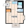 プラザグランドゥール 1Rの間取り