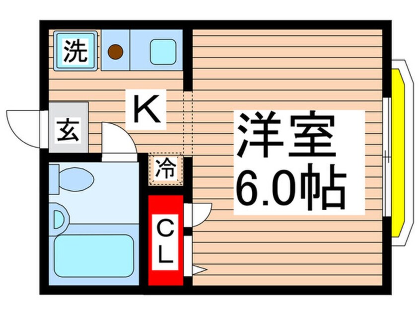 間取図 アビリティ検見川