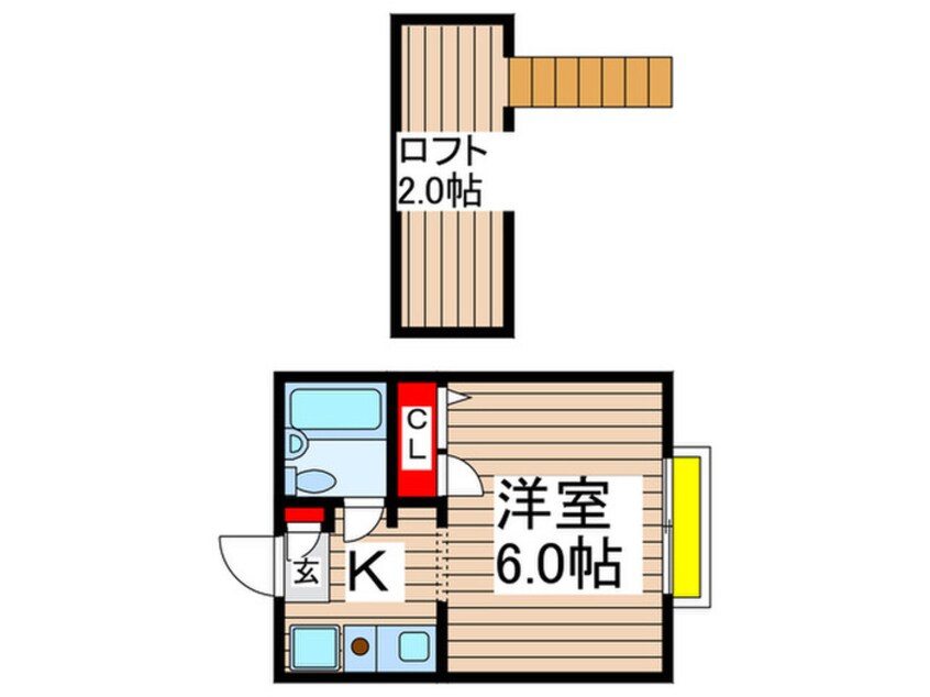 間取図 アビリティ検見川