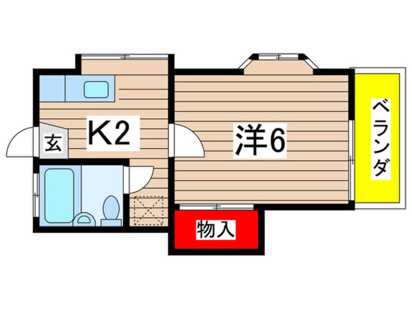 間取図 コーポしばざき