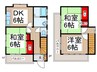 大丈ハウス 3DKの間取り