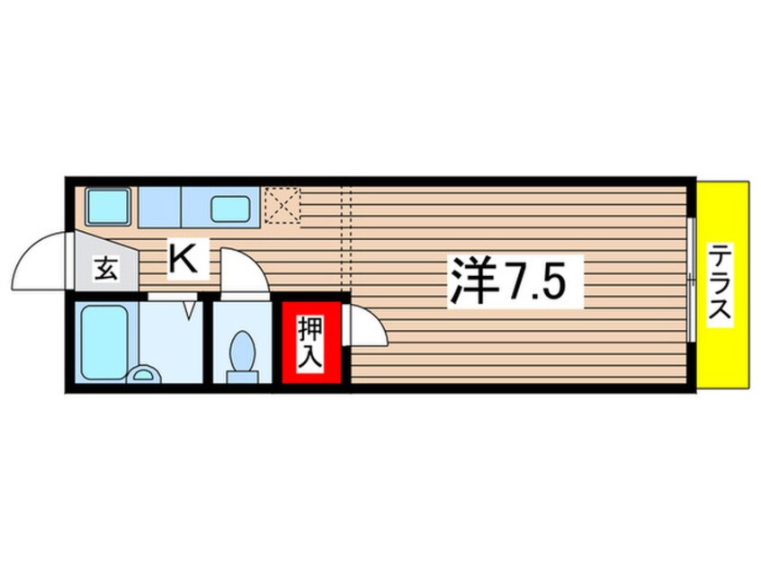 間取図 メゾン小倉台