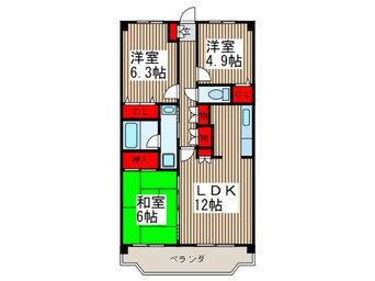 間取図 ハッピネス戸田