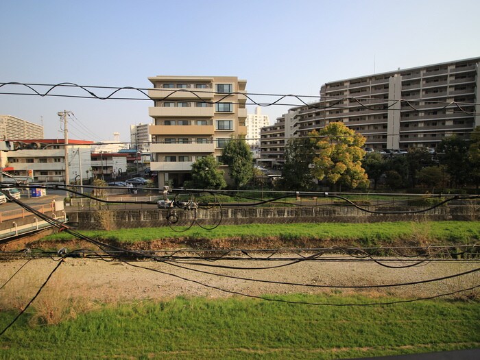 室内からの展望 リバ－サイド藤