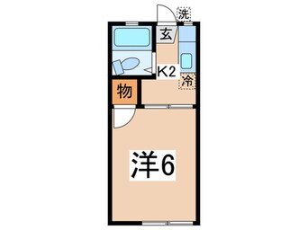 間取図 カセイハイツ