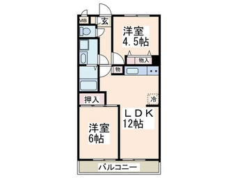 間取図 ヒルサイド・フラッツ