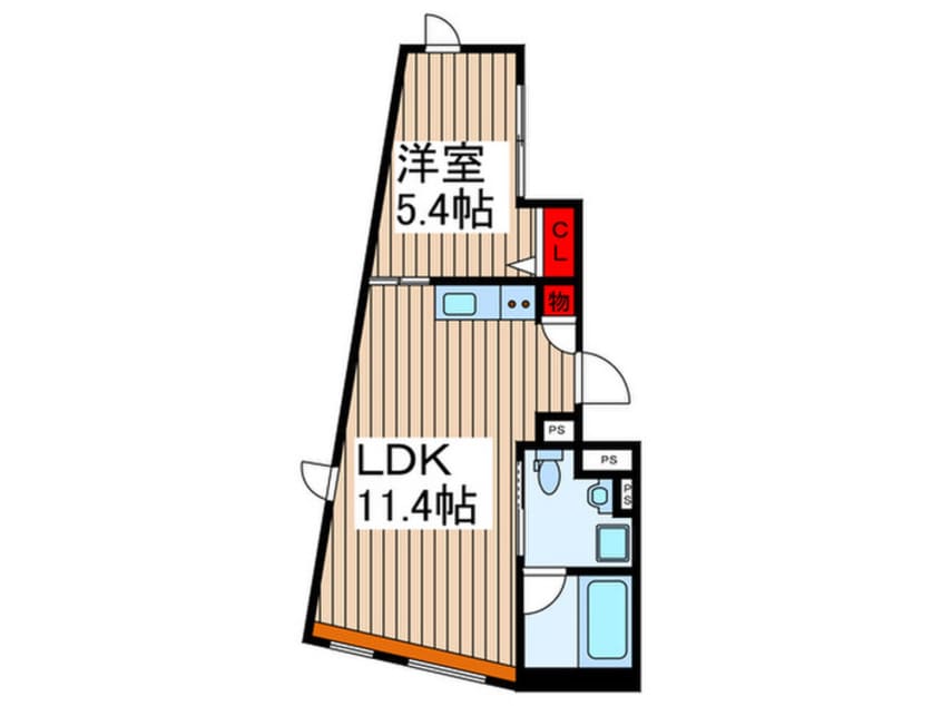 間取図 ＳＰＨＥＲＥ　Ｎａｒｉｍａｓｕ
