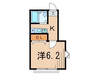 間取図 クリエール若林