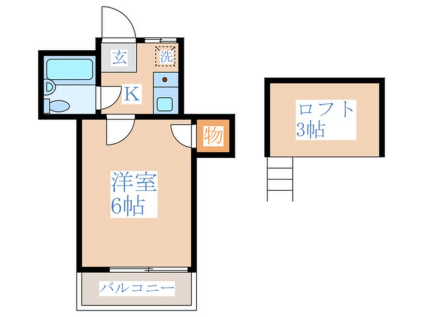 間取図 カーサプランタ　１