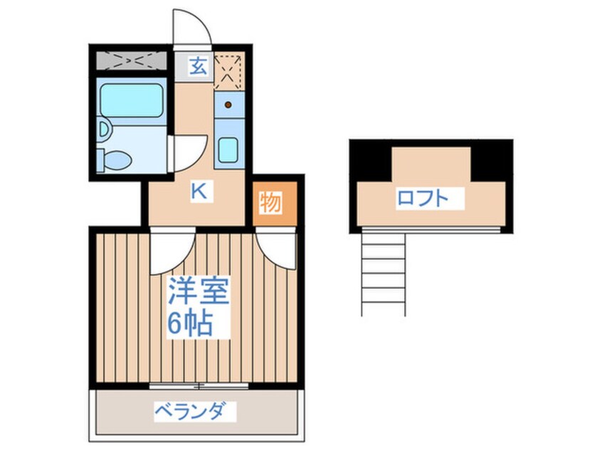 間取図 カーサプランタ　１