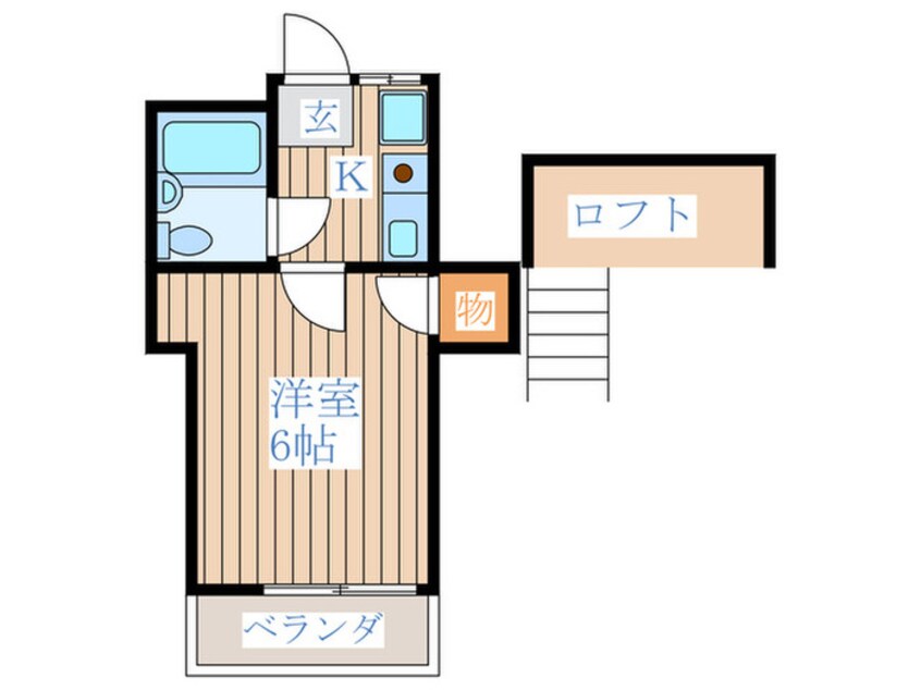 間取図 カーサプランタ　１