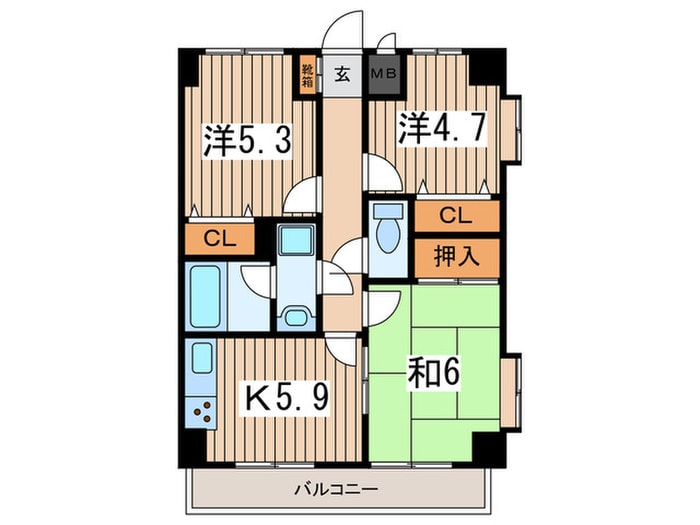 間取り図 欅ハイツ