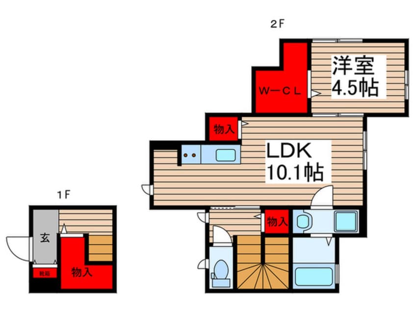 間取図 ファミユD