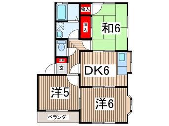 間取図 エブリー西野北