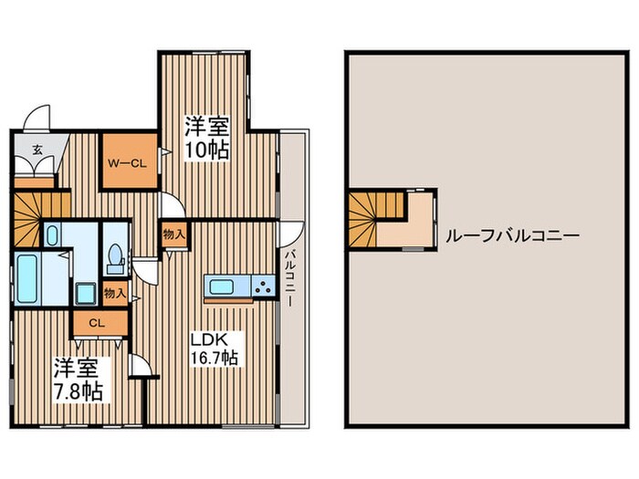 間取り図 コスモS（301）