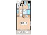 ア－デン町田 1Kの間取り