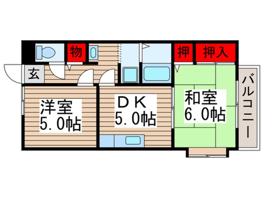 間取図 サンセリオ白井Ⅲ