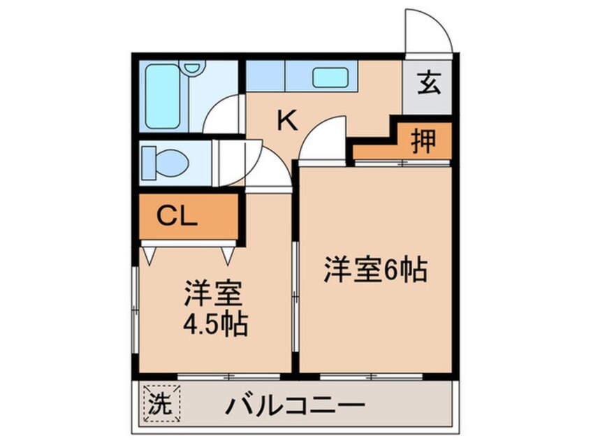 間取図 コーポサイトウ