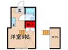 メゾネットミサキ 1Rの間取り