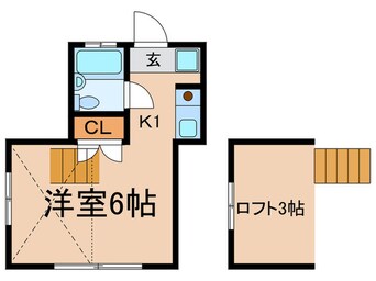 間取図 メゾネットミサキ