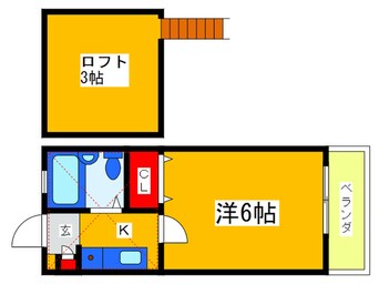 間取図 ローズアパートF25A