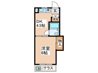 間取図 小島ハイツ２号