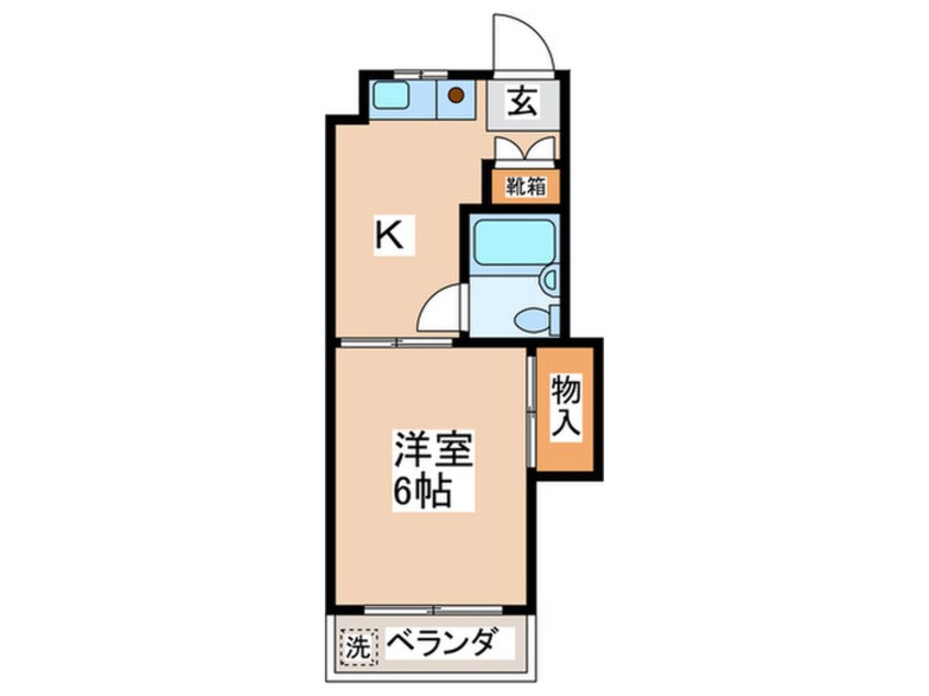 間取図 小島ハイツ２号