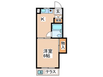 間取図 小島ハイツ２号