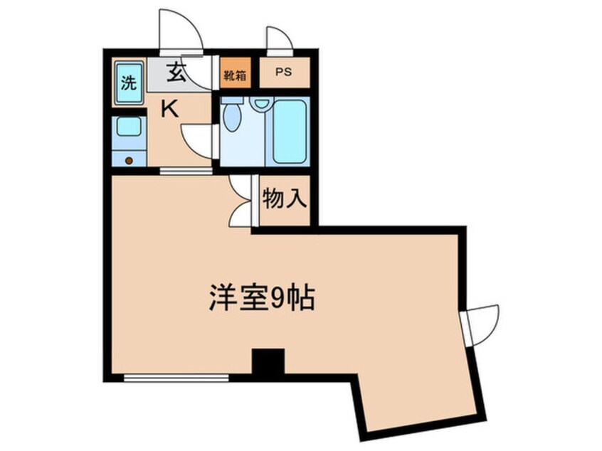 間取図 メゾンドゥK2