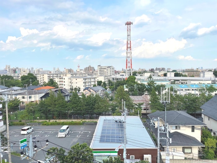 室内からの展望 アイル グランデ東京竹ノ塚