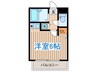 グレイスコ－ト幡ヶ谷 1Rの間取り