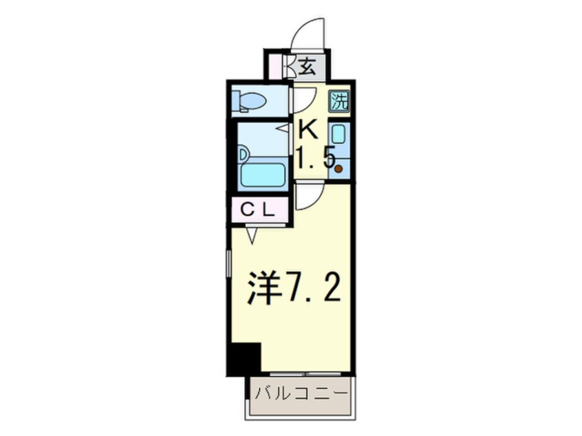 間取図 アピス渋谷神南