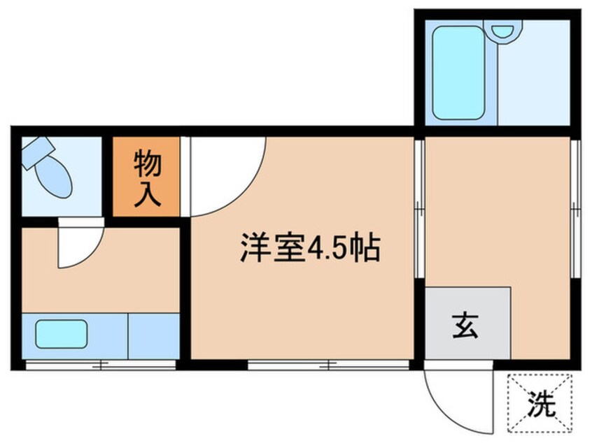 間取図 ハイツ竹内　B棟