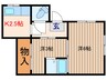 高山荘 2Kの間取り