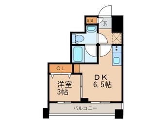 間取図 クレヴィアリグゼ日暮里