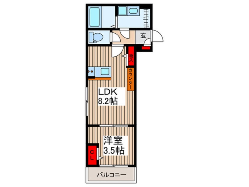 間取図 グランエスポワール東浦和