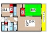 第２大越ビル 2LDKの間取り