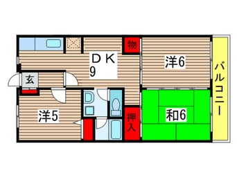 間取図 第３大越ビル