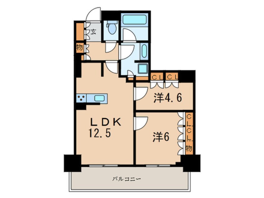 間取図 ルフォンプログレ滝野川