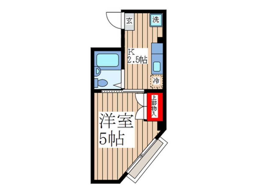 間取図 カナイコーポ