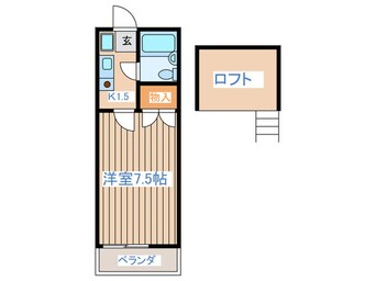 間取図 カーサプランタ　２