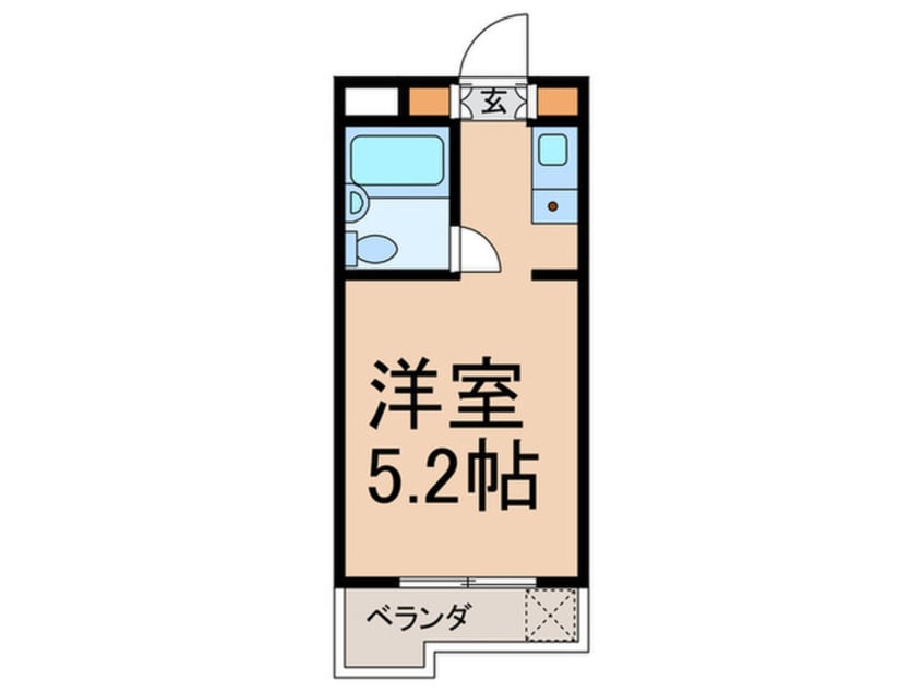 間取図 ASAX Corpo 駒場