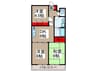 仲屋ビル 3DKの間取り