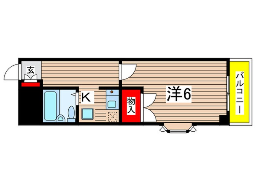 間取図 勝井マンション