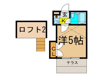 間取図 ヒルントヒルズ上石神井Ｂ