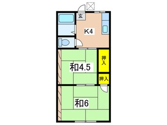 間取図 シティハイムヒラツカ