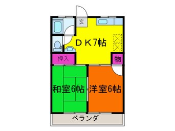 間取図 コーポ　エム