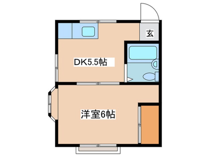 間取図 アパート美里