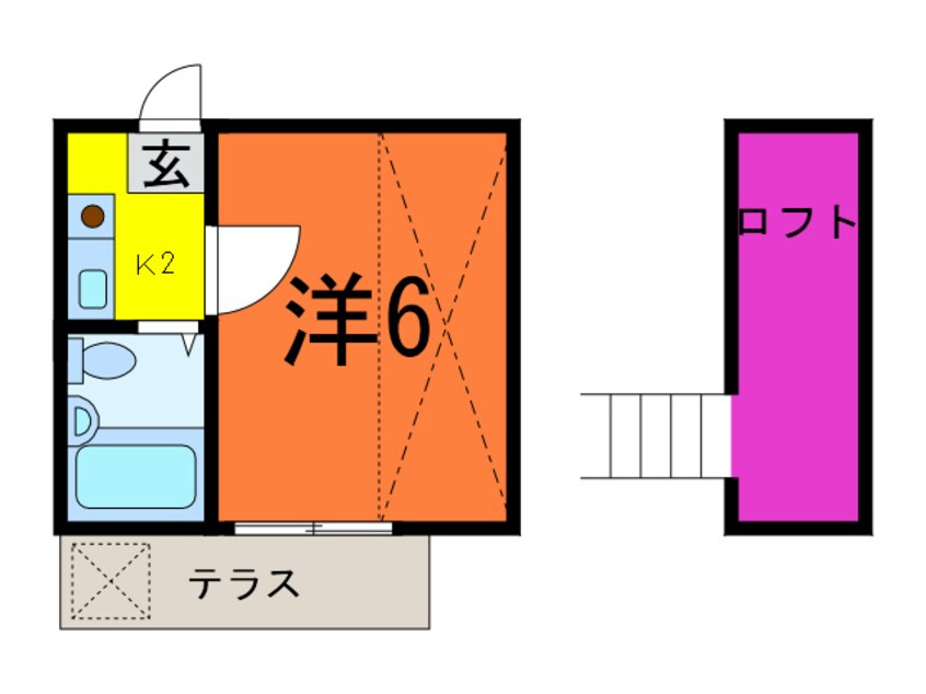 間取図 第６小野ハイム