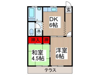 間取図 サンハイツ市川